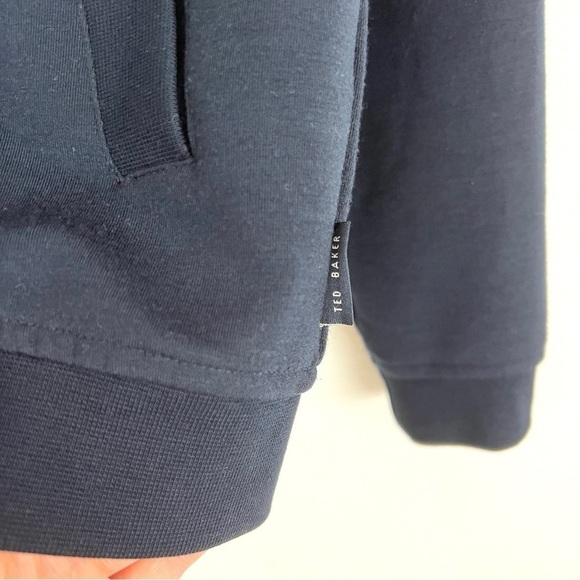 Ted Baker London Men’s Wolf Bonded Bomber Jersey Baseball Jacket - Picture 7 of 12